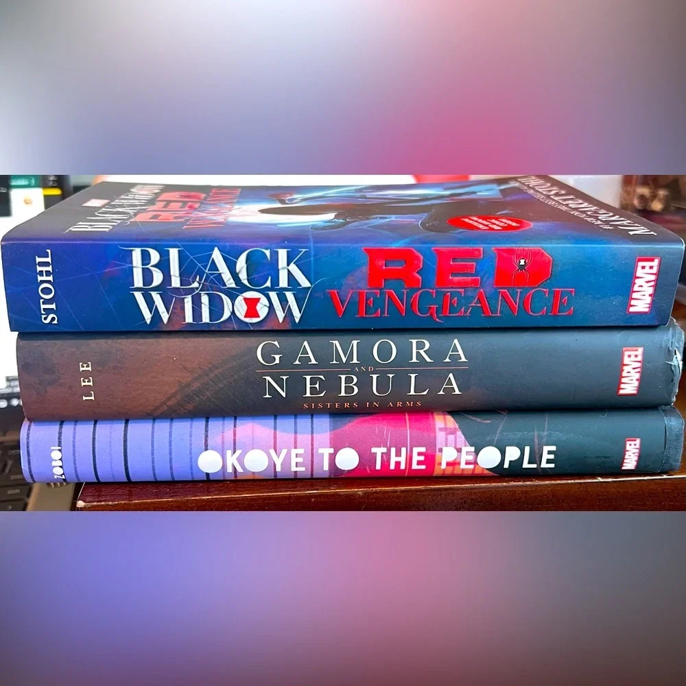 Lot Of 3 New Marvel Chapter Books Guardians Black Panther & Black Widow Pre Teen